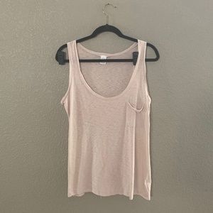 Nordstrom Trouve Tank Top Cream Size S